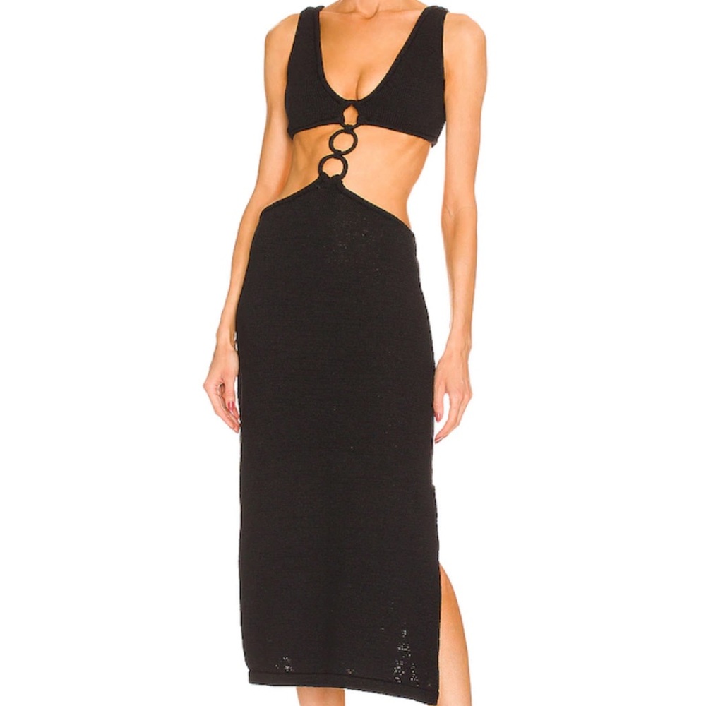 Cult Gaia Mert Knit Dress - XS - Black